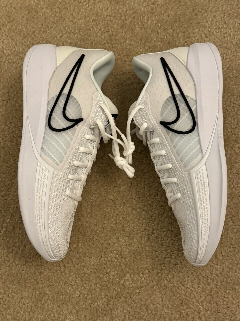Men's 13.5 Nike Sabrina 1 TB Promo White Black FQ3837 100 Women's Size 15 Rare